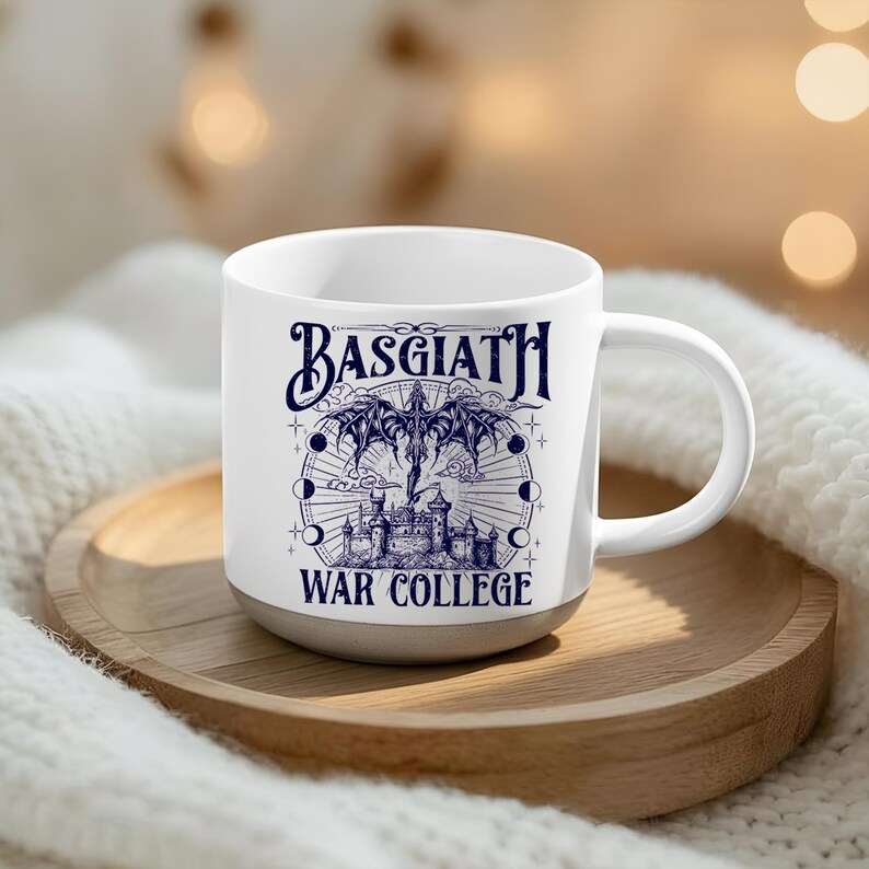 Basgiath War College Mug, Fourth Wing Dragon Rider Mug, Empyrean Fantasy Coffee Cup, Bookish Gift, Bookish Gift for Fantasy Readers image 5