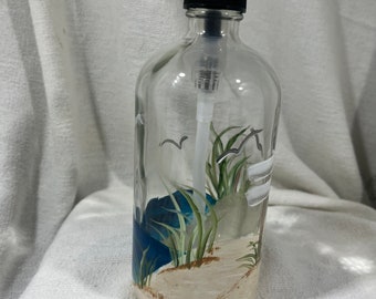 Beach Scene Soap / Lotion Dispencer
