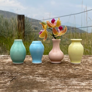 Set of Mini Bud Vases, Windowsill display, Best Friend Gifts
