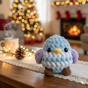 Adorably Chubby Bird Crochet Pattern (Amigurumi PDF)