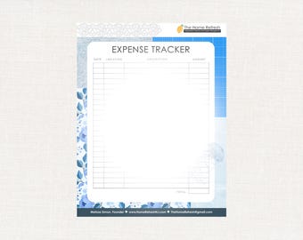Printable Expense Tracker | Budget & Spending Log | Instant Download PDF