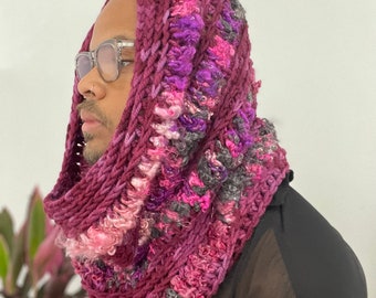 Piece of Cake,  Easy Crochet Cowl Pattern Bulky, with Video Tutorials