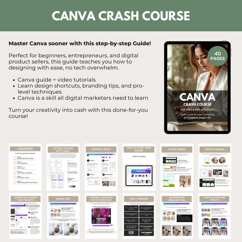 Digital Product Ideas Guide PLR Canva | 177 Ideas to Sell Online for ...