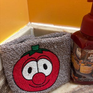 Decorative Washcloth - Bob the Tomato