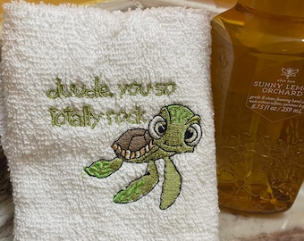 Decorative Washcloth - Turtle