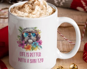 Shih Tzu Dog Lover Mug | 11 oz Ceramic Coffee Cup