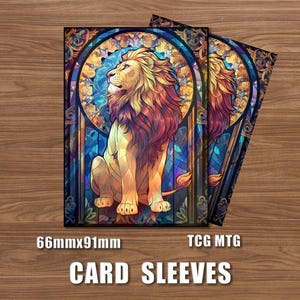 fire lion card sleeves Generic Penny Soft (100 ct.)| Shop4Ducks Fire Lion Matte Card Sleeves