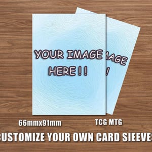 print your own card sleeves Custom Card Sleeves