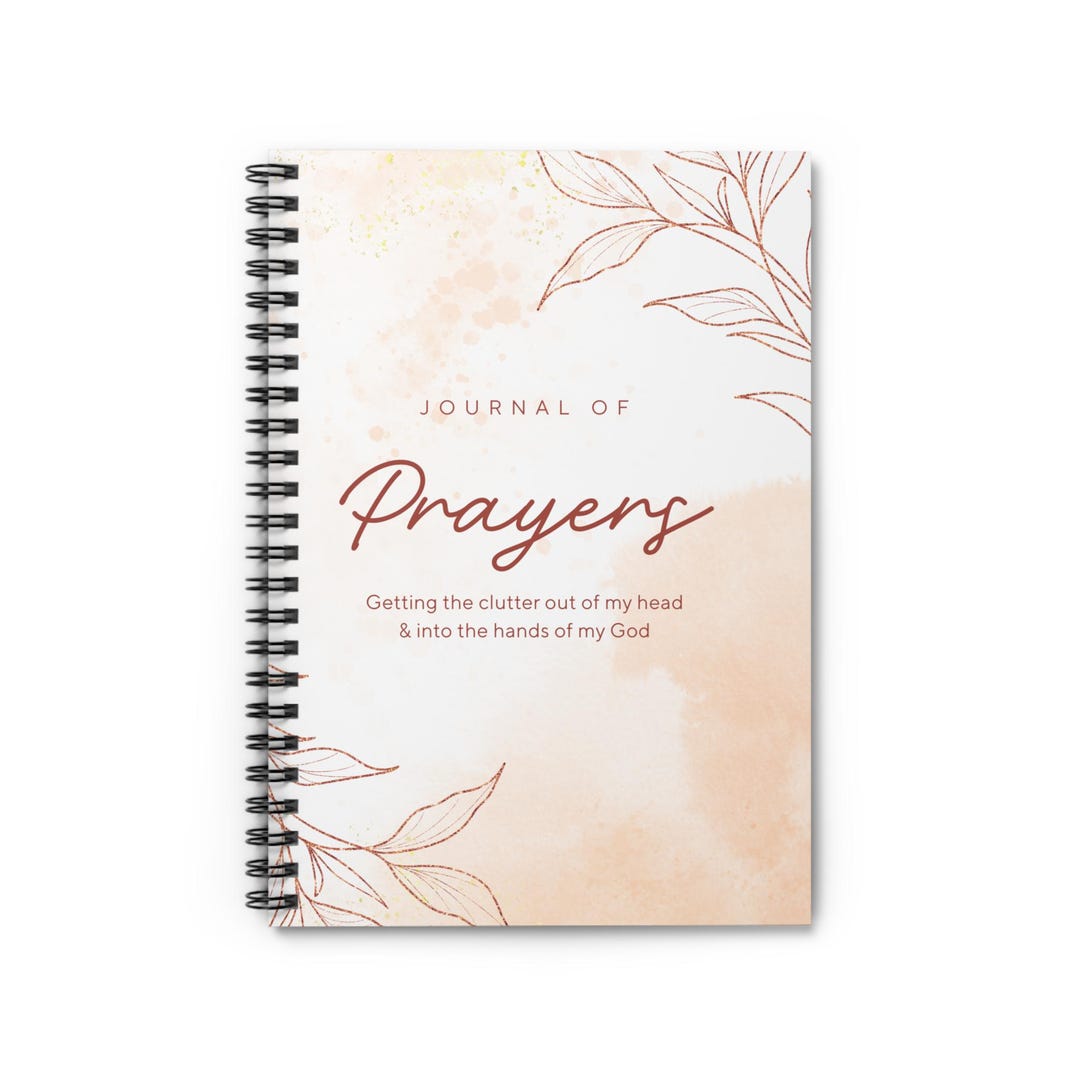 Journal for Prayers Spiral Notebook - Etsy
