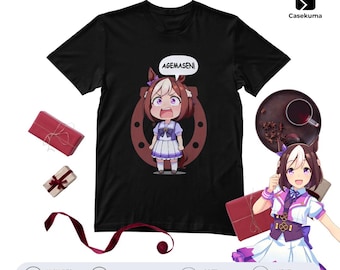 Special Week T-Shirt Casekuma | Horse Girl Merch | Pretty Derby Tee Uma Anime Game Musume Apparel Otaku Protagonist Gift Heavyweight Cutton