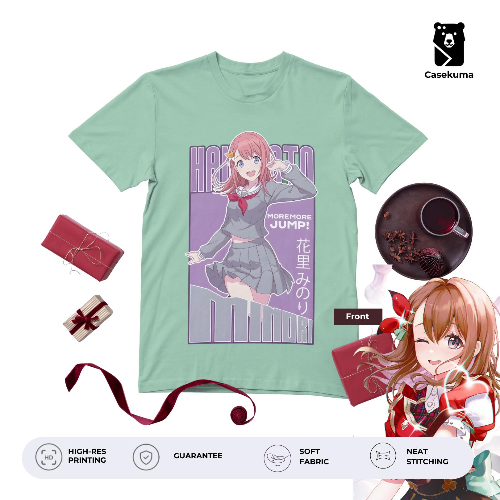 Minori Hanasato T-shirt Casekuma | Project Sekai MORE MORE JUMP! Merch ...