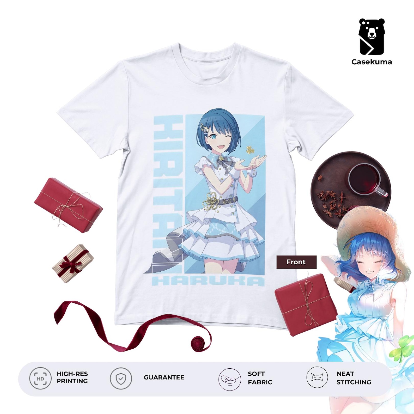 Hoshino Ichika Anime T-shirt Casekuma Project Sekai Colorful Stage ...