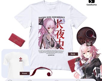 Fan Art Anime Tshirt Casekuma Honkai Ice Remembrance Tee Star Rail Lost Memories Merch Otaku HSR Apparel Inspired by Evernight March 7