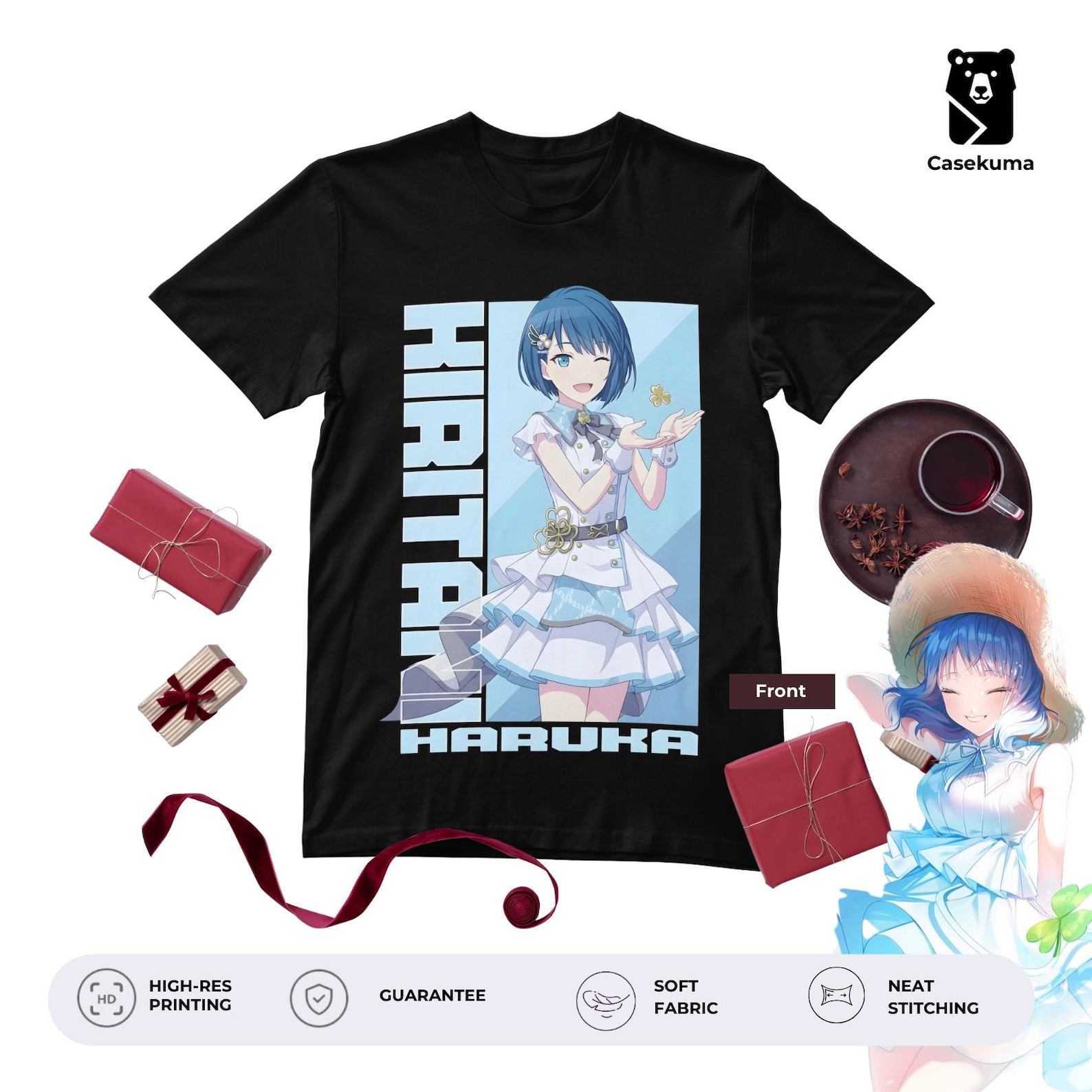 Hoshino Ichika Anime T-shirt Casekuma Project Sekai Colorful Stage ...