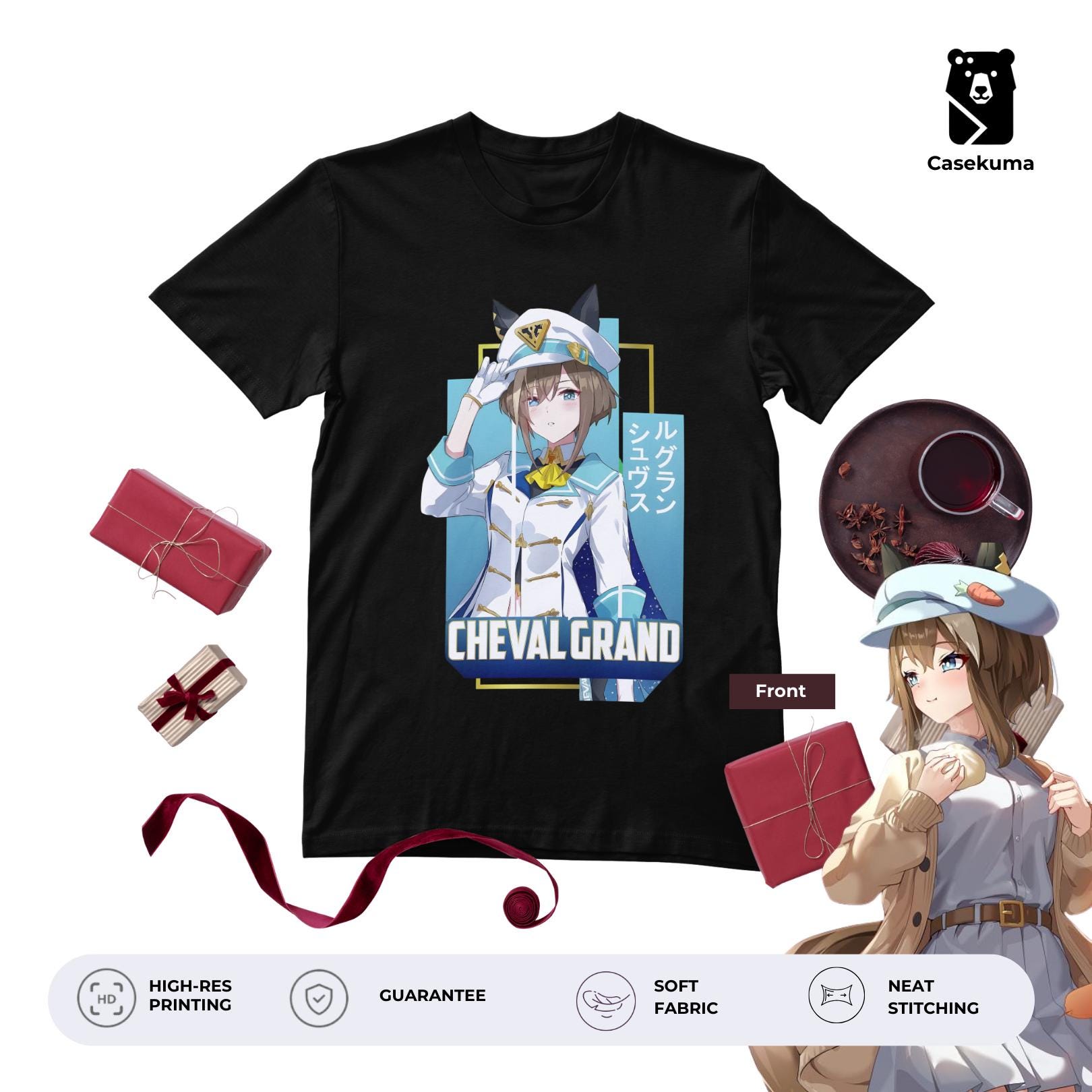Cheval Grand T-shirt Uma Musume Pretty Derby Merch the Grande 