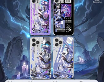 The Dahlia Phone Case Casekuma | Honkai Star Rail Casing | Cosmic Mystery Merch | Elegant Flower Art - iPhone Samsung HSR cover