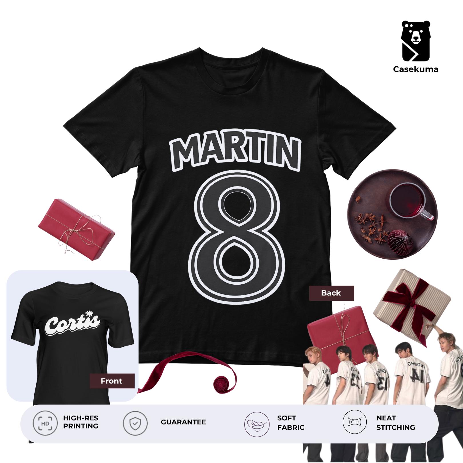 CORTIS Shirt Varsity Jersey Style - Martin James Juhoon Seonghyeon