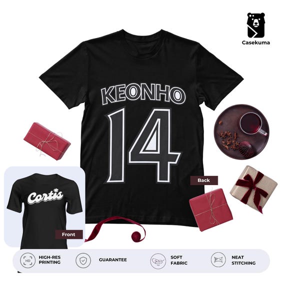 CORTIS Shirt Varsity Jersey Style - Martin James Juhoon Seonghyeon