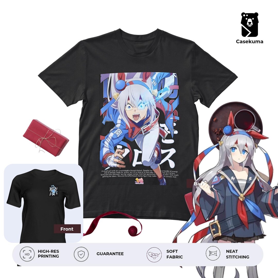 Tamamo Cross T-shirt Casekuma | Horse Girl Merch | Pretty Derby