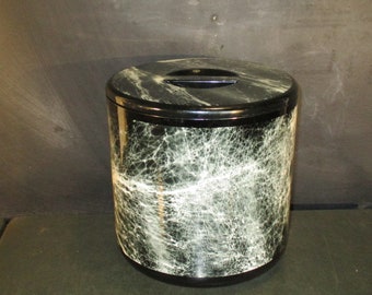 Vintage Faux Marble Ice Bucket