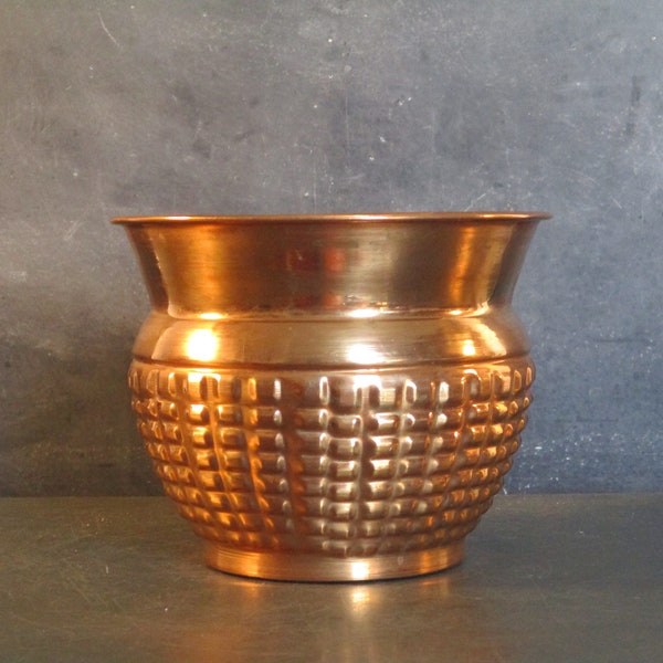 Vintage Copper Planter Pot