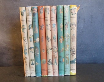 Best in Children's Books-Set of 9 -First Edition Mid Century Illustrated Hardcovers