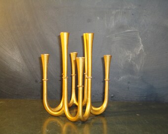 Mid Century Cast Iron Dansk Design IHQ Jens Quistgaard Candelabra Candle Holder-Mini Tapers