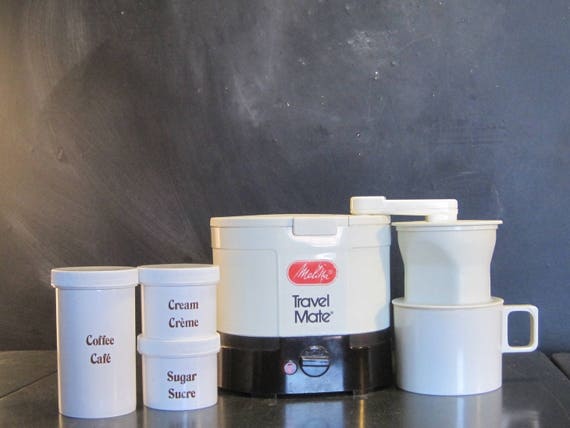 Vintage Melitta Travel Mate Coffeemaker With Carrying Vintage Melitta Travel Mate Coffeemaker With Carrying