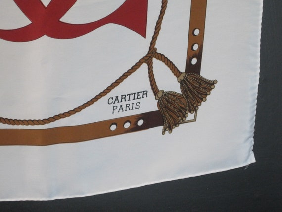 vintage cartier silk scarves