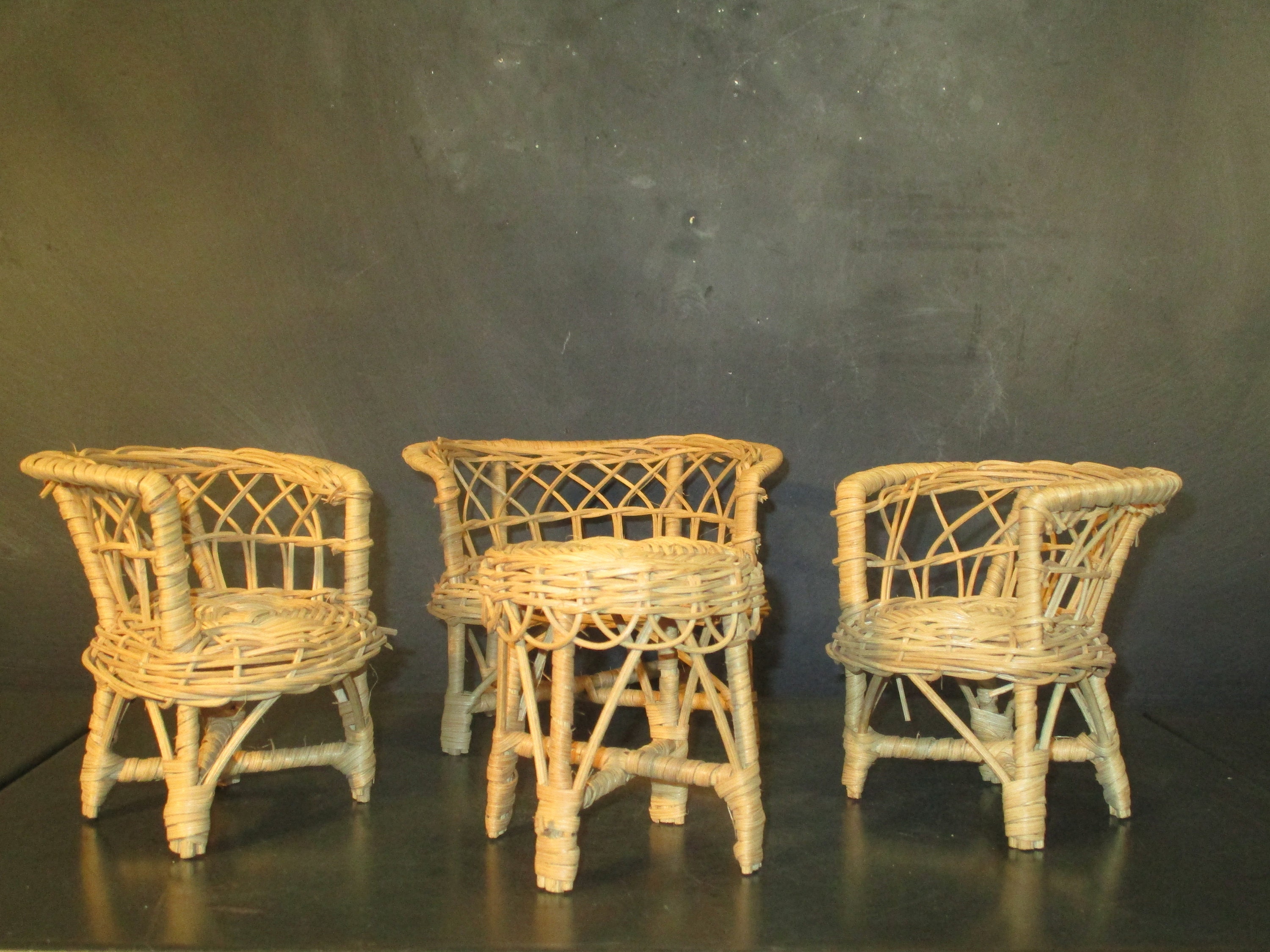 wicker doll furniture