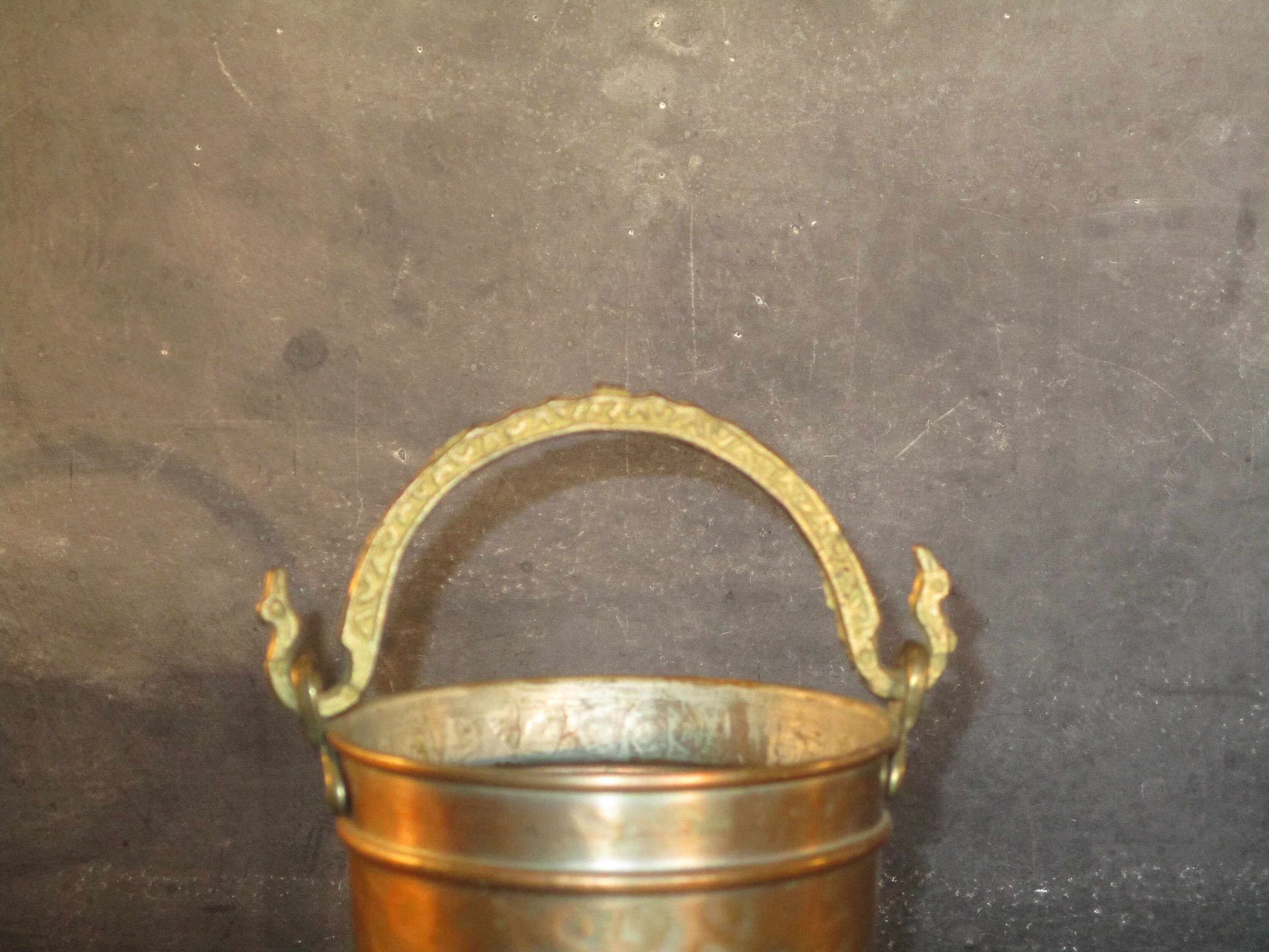 蛇の柄のヴィンテージ銅プランターポット - Etsy 日本