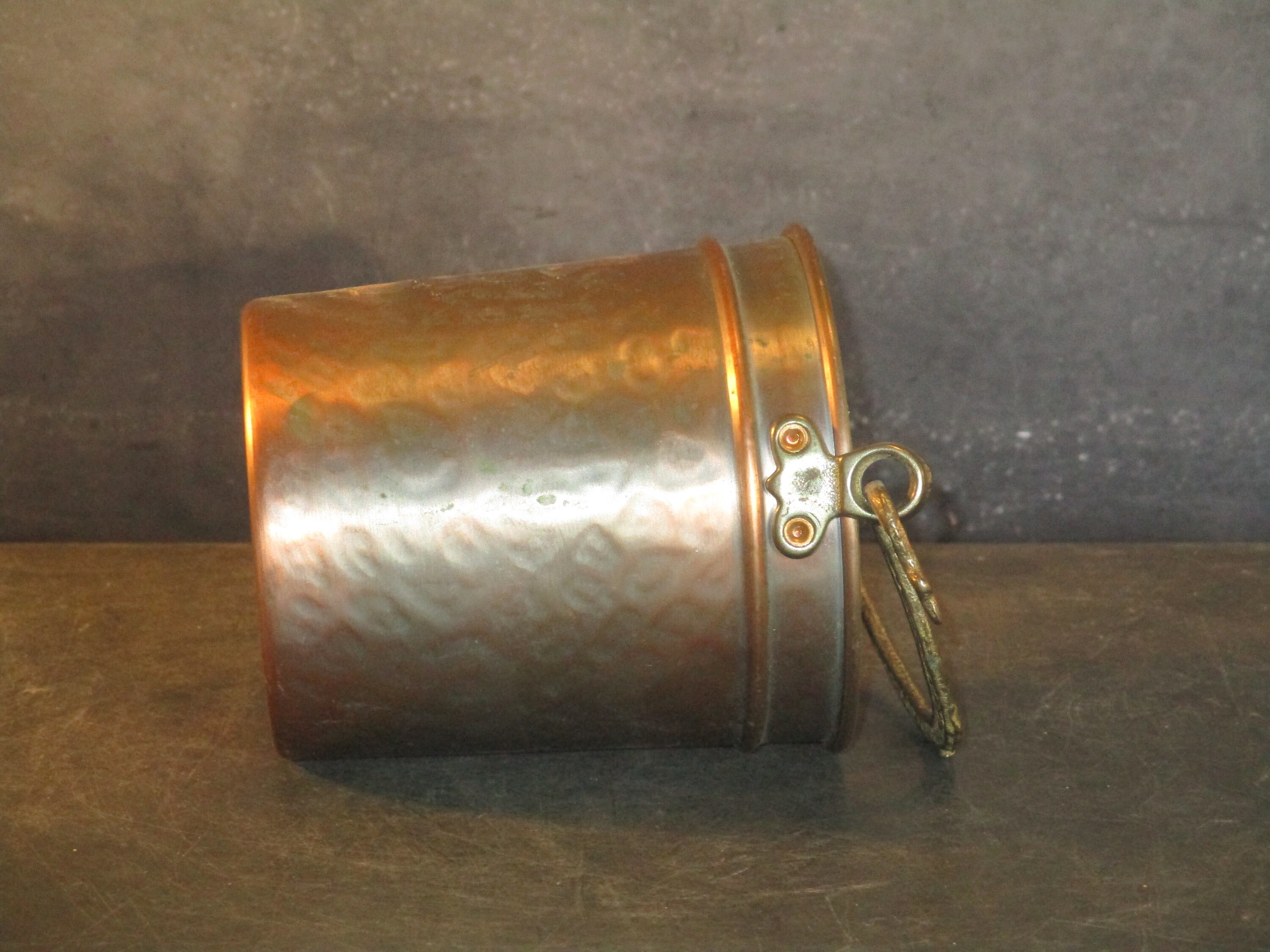 蛇の柄のヴィンテージ銅プランターポット - Etsy 日本