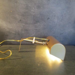 Vintage Gold Picture Display Light Lamp