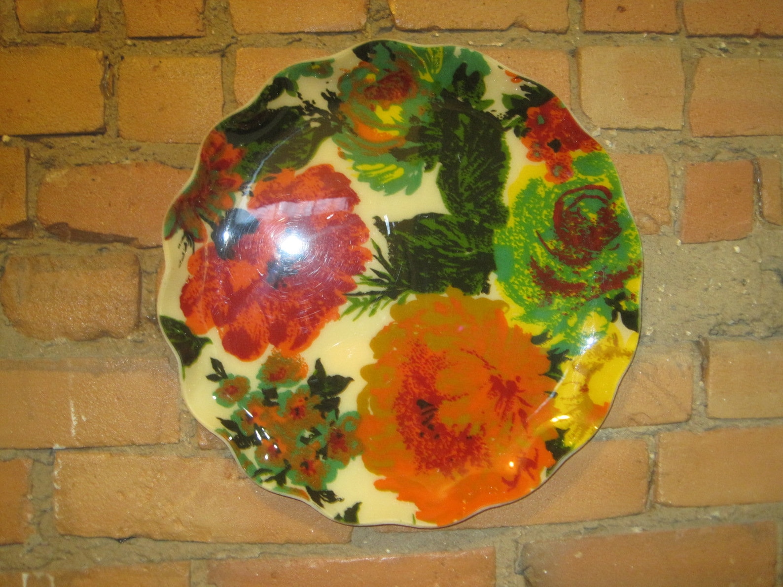 Vintage Floral Traysfloral Wall Hangingsfab Traysset of Etsy