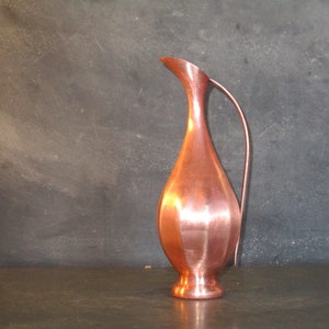 Small Vintage Brass Vase Jug