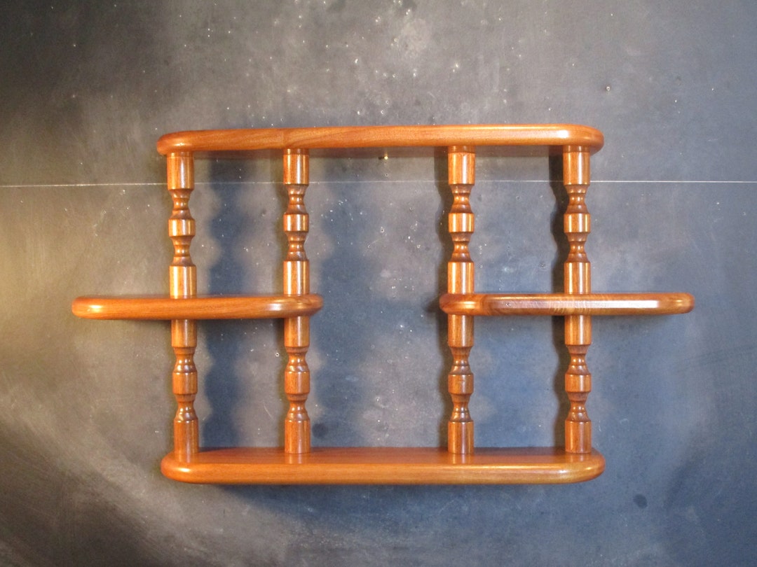 Large Vintage Wooden Curio Shelf - Knick Knack Shelf - Etsy