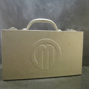 Large Vintage Metal Lunch Box Lunchbox-West German