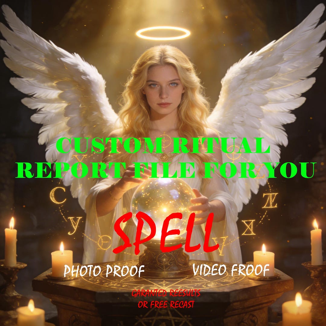 Custom Ritual Report File for You-personalized Unique Desires-love ...