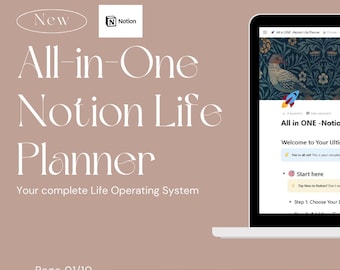 Planificador de vida todo en uno de Notion: Momentum OS (Descarga digital)