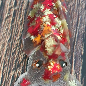 Adorable Autumn Resin Bat Keychain