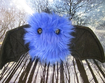 Blueberry The Scrappy Bat Stuffed Animal, Plush