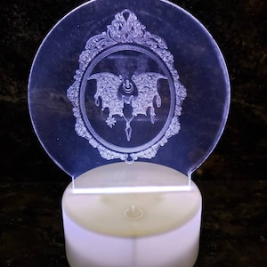 Batty Cameo Bat Night Light or Accent Piece