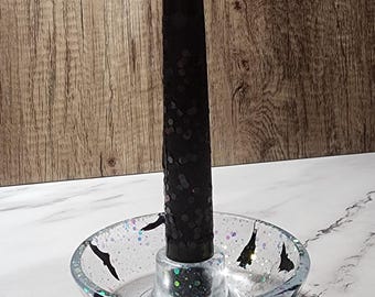 Glow in the Dark Bat Candle Holder