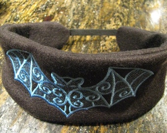 Black and Blue Batty Headband