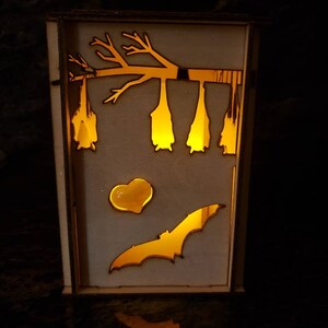 Rose Quartz Heart Wooden Bat Lantern