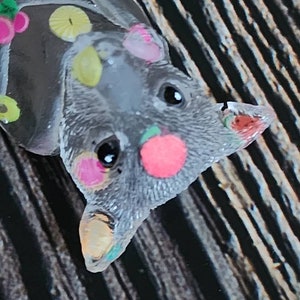 Adorable Fruit Filled Resin Fruit Bat Keychain