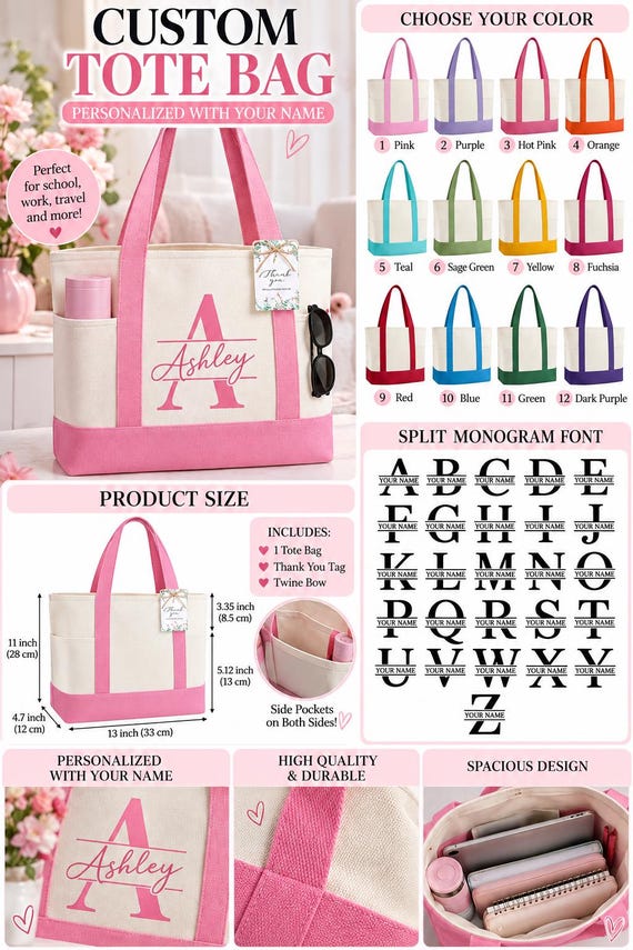 Personalized Tote bag