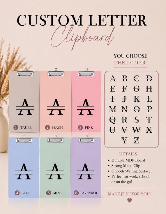 Custom name matte  Clipboard