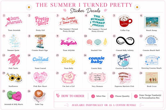 Summer I Turned Pretty sticker