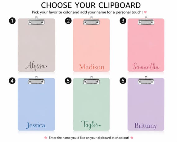 Custom Name Clipboard